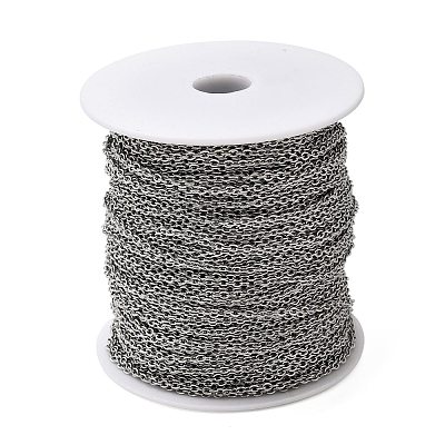 Tarnish Resistant 304 Stainless Steel Cable Chains CHS-Q001-15-100m-1