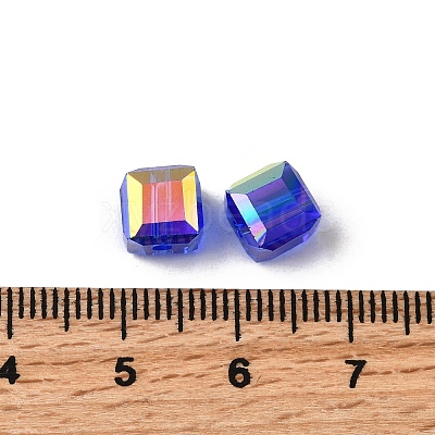 Electroplated Glass Beads EGLA-G040-01A-AB04-1