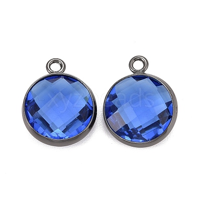 Glass Charms KK-C228-02B-1