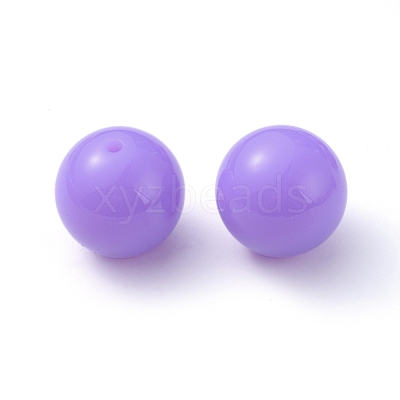 Fluorescence Chunky Acrylic Beads MACR-R517-20mm-09-1