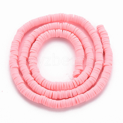 Handmade Polymer Clay Bead Strands X-CLAY-T002-4mm-71-1