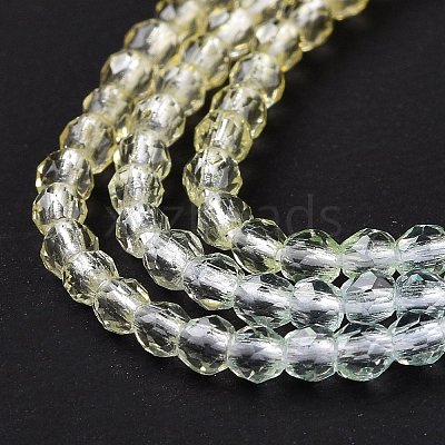 Transparent Gradient Color Glass Beads Strands GLAA-G101-2mm-16-1