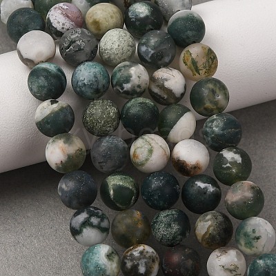 Natural Tree Agate Beads Strands X-G-T106-038-1