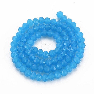 Glass Beads Strands EGLA-A044-J4mm-D09-1