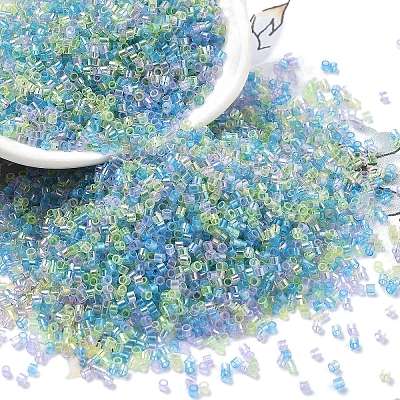 Transparent Colours Glass Seed Beads SEED-H003-01I-1