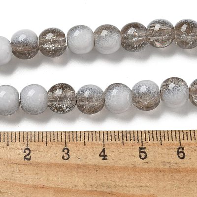 Crackle Glass Beads X1-GLAA-U001-8mm-06-1