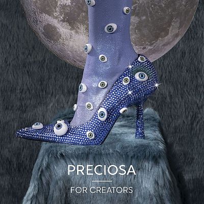 Preciosa® Crystal Hotfix Flatback Stones Y-PRC-HSS10-90090-1