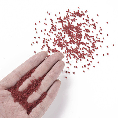 12/0 FGB Grade A Round Glass Seed Beads SEED-Q006-M08-1