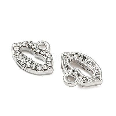 Alloy Rhinestone Pendants ENAM-I073-04P-01-1