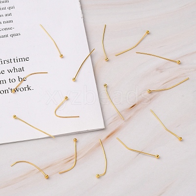Brass Ball Head pins X-KK-R020-06G-1