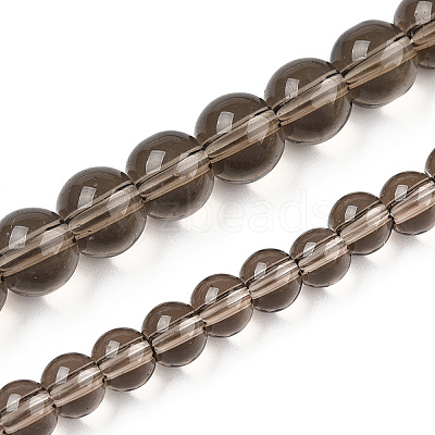 Transparent Glass Beads Strands GLAA-T032-T6mm-02-1
