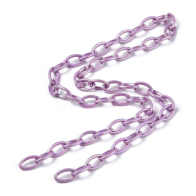 Acrylic Opaque Cable Chains PACR-N009-001E-1