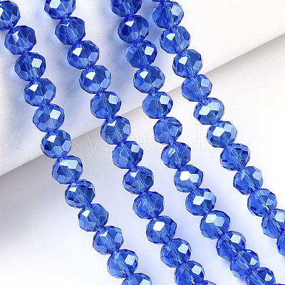 Electroplate Glass Beads Strands EGLA-A034-T3mm-A32-1