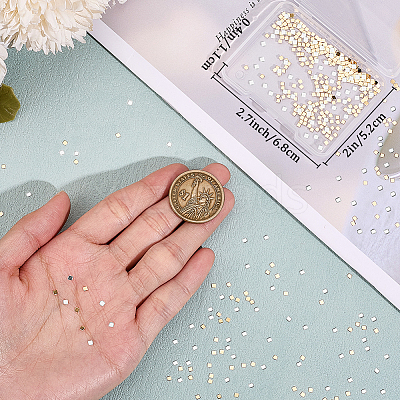 500Pcs 2 Colors Brass Chip Solder AJEW-BBC0002-84-1
