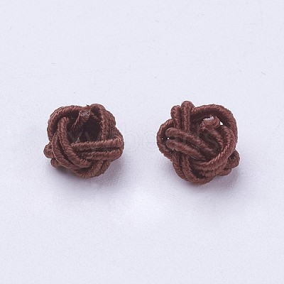 Nylon Cord Woven Beads NWIR-F005-14Q-1