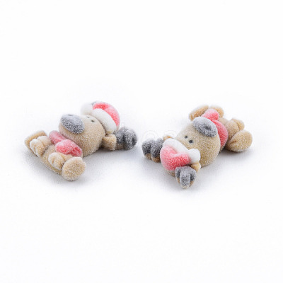Opaque Resin Cabochons RESI-T053-09-1