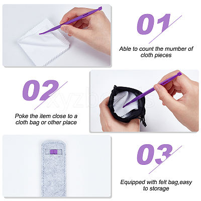 10Pcs 5 Colors Plastic Drawstring Threaders TOOL-NB0002-07-1