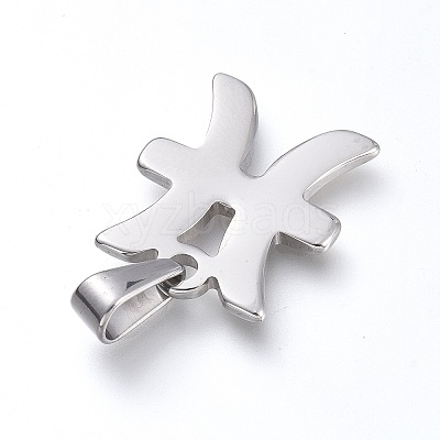 Non-Tarnish 304 Stainless Steel Pendants LS-STAS-L210-06B-P-01-1