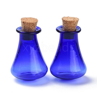 Glass Cork Bottles AJEW-O032-01I-1