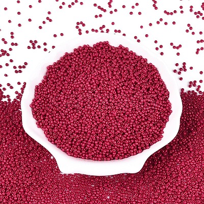 12/0 Grade A Baking Paint Glass Seed Spacer Beads X-SEED-Q009-FJX32-1