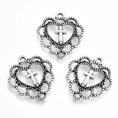 Tibetan Style Alloy Pendants LS-TIBE-S323-059AS-RS-1