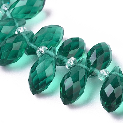 Crystal Glass Beads Strands GLAA-D033-32-1
