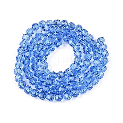 Transparent Glass Beads EGLA-A035-T6mm-D14-1