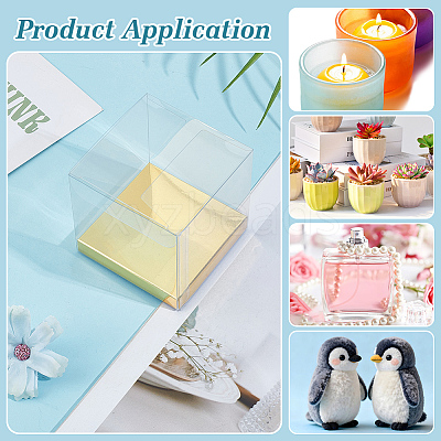 Folding PVC Gift Storage Boxes CON-WH0110-57C-1