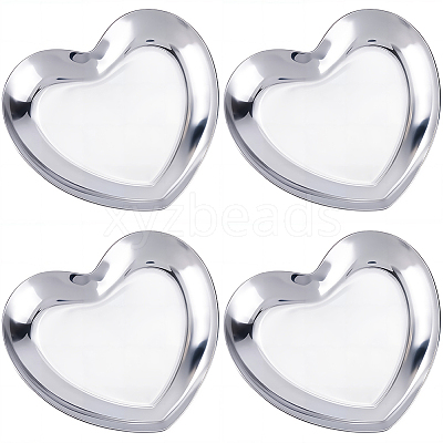 4Pcs 430 Stainless Steel Jewelry Plates AJEW-CN0004-48-1