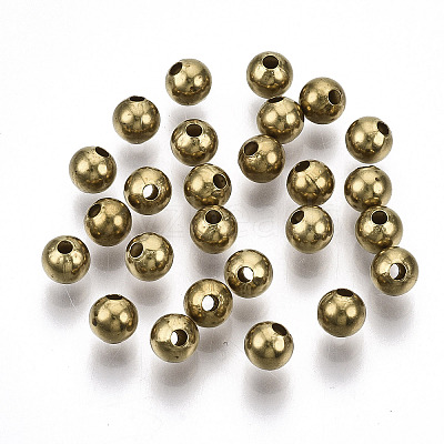 Brass Beads KK-R141-5mm-01C-NF-1