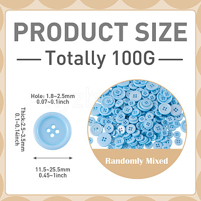 4-Hole Resin Buttons BUTT-TADJ0001-03D-1