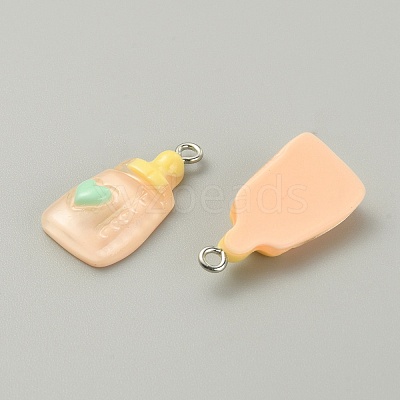 Opaque Resin Pendants FIND-CJC0015-30C-1