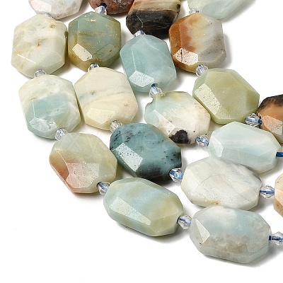 Natural Amazonite Beads Strands G-J373-24G-1