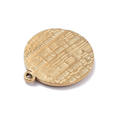 Ion Plating(IP) 304 Stainless Steel Pendants STAS-E187-08G-1