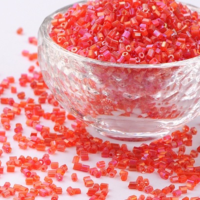 Two Cut Glass Seed Beads CSDB165-1