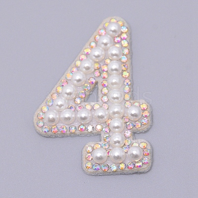 Imitation Pearls Patches DIY-WH0190-89D-1