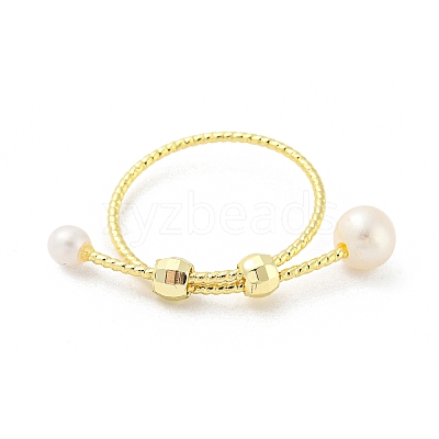 Brass Finger Ring RJEW-H220-42G-1