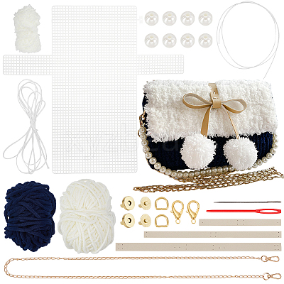 DIY Shoulder Bag Making Kits DIY-WH0504-319A-1