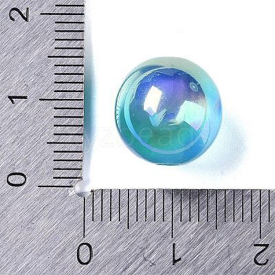 Rainbow Iridescent Plating Acrylic Beads LS-FIND-B077-01D-1