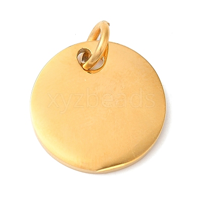 Ion Plating(IP) 304 Stainless Steel Pendants STAS-Q244-01G-1
