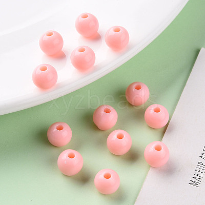 Opaque Acrylic Beads MACR-S370-C8mm-A12-1
