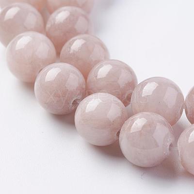 Natural Yellow Jade Beads Strands G-G598-10mm-YXS-06-1