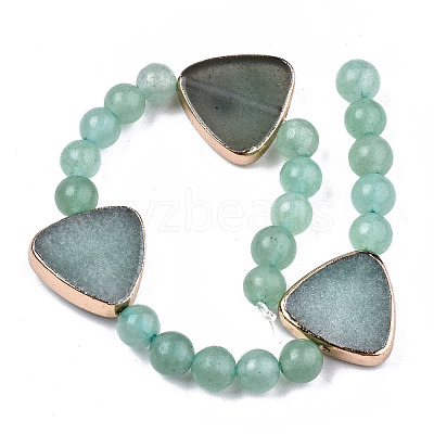 Natural Green Aventurine Beads Strands G-T131-62-1