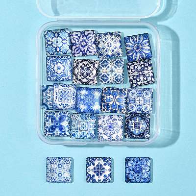 1 Bag Glass Cabochons GGLA-FS0001-17-1