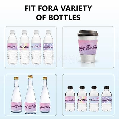 1 Bag Self-Adhesive Plastic Labels Stickers DIY-CN0002-09G-1