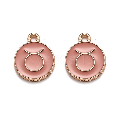 Alloy Enamel Pendants ENAM-S124-01B-11C-1