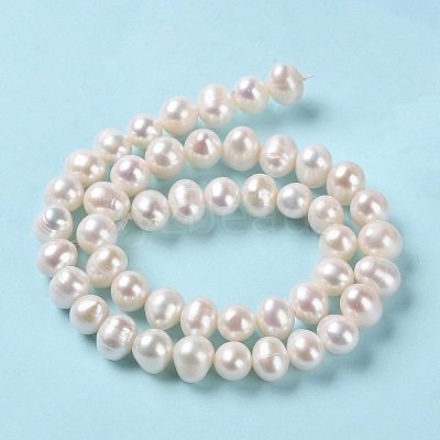 Natural Cultured Freshwater Pearl Beads Strands PEAR-E018-16-1