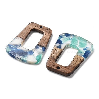 Resin and Walnut Pendants FIND-R051-02D-1