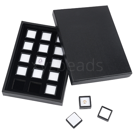 Rectangle Paper Loose Diamond Organizer Trays CON-WH0095-74-1