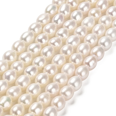 Natural Cultured Freshwater Pearl Beads Strands PEAR-E016-125-1